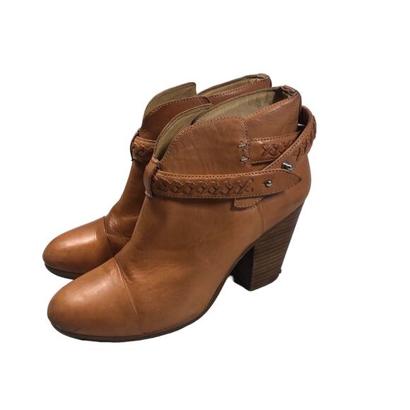 Rag & Bone Harrow belted leather booties 39.5 (9) - Picture 3 of 9